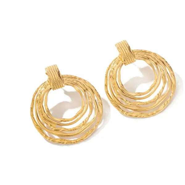 Golden Halo Earring