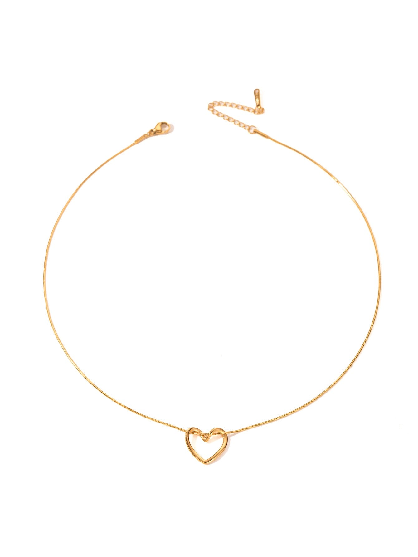 Hollow Heart Necklace
