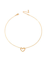 Hollow Heart Necklace