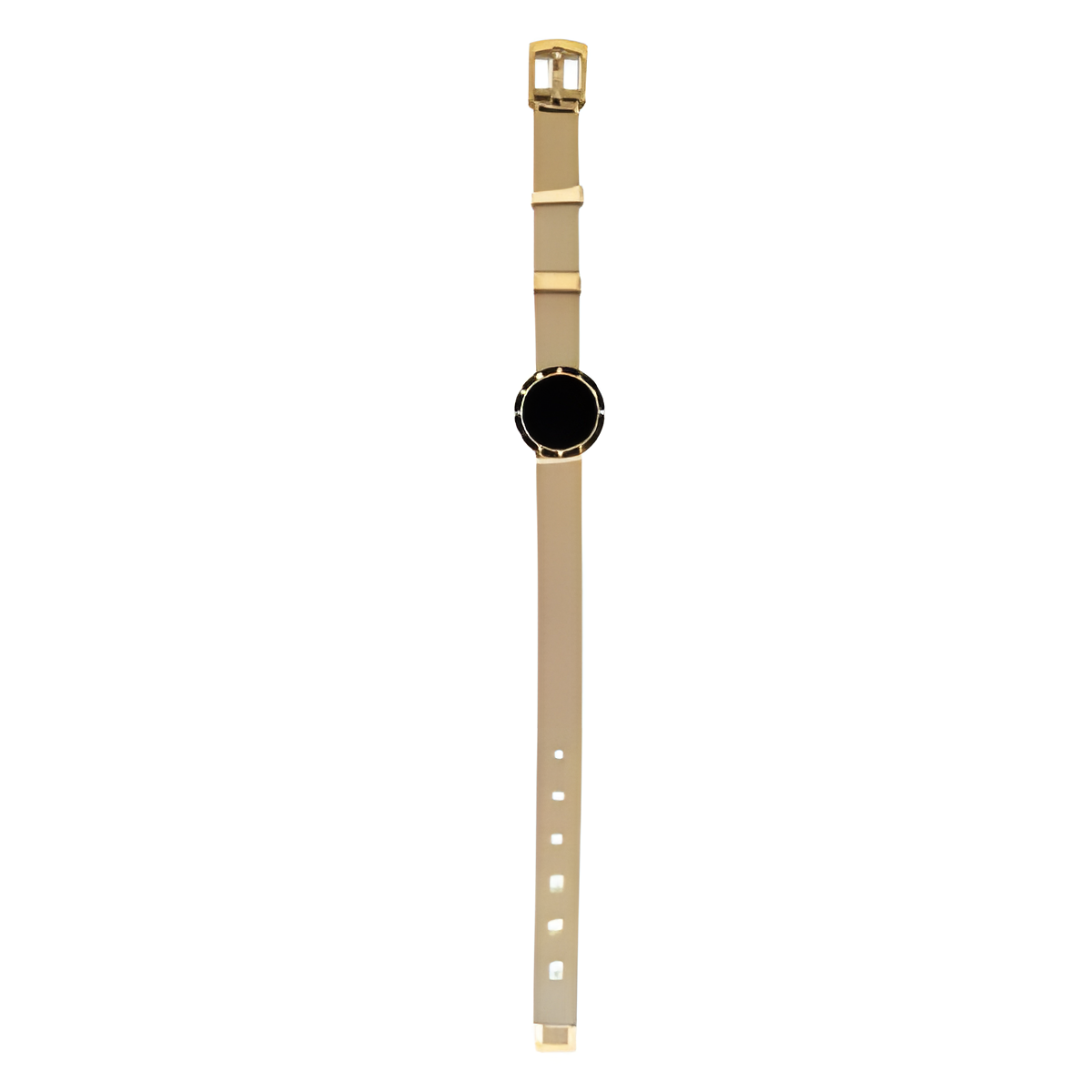 Black Circle Gold Bracelet