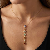 Gemstone Cascade Necklace