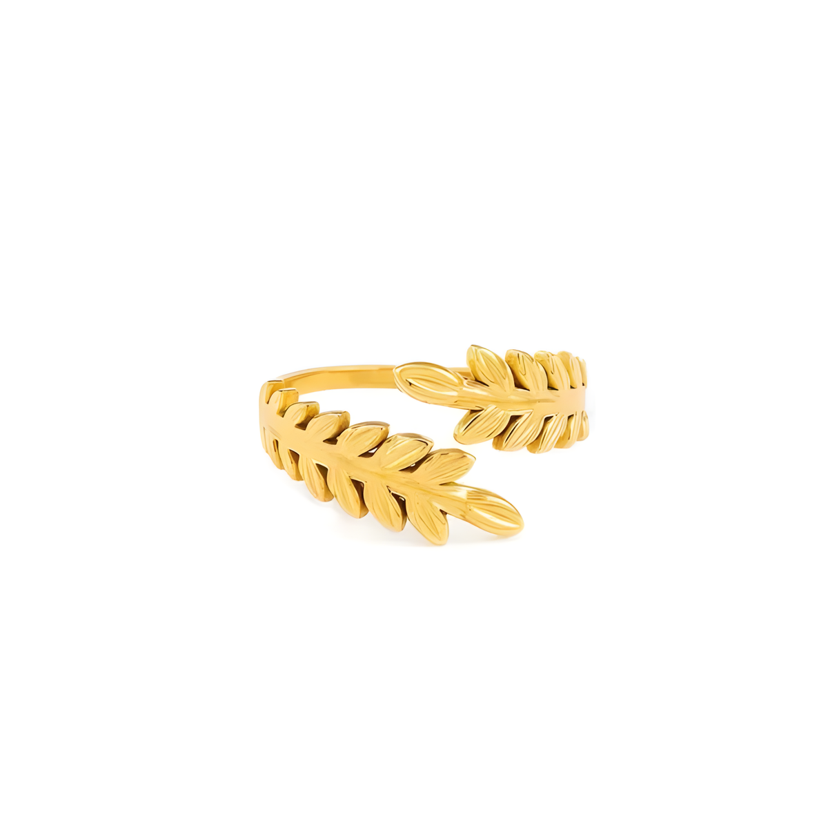 Golden Laurel Ring