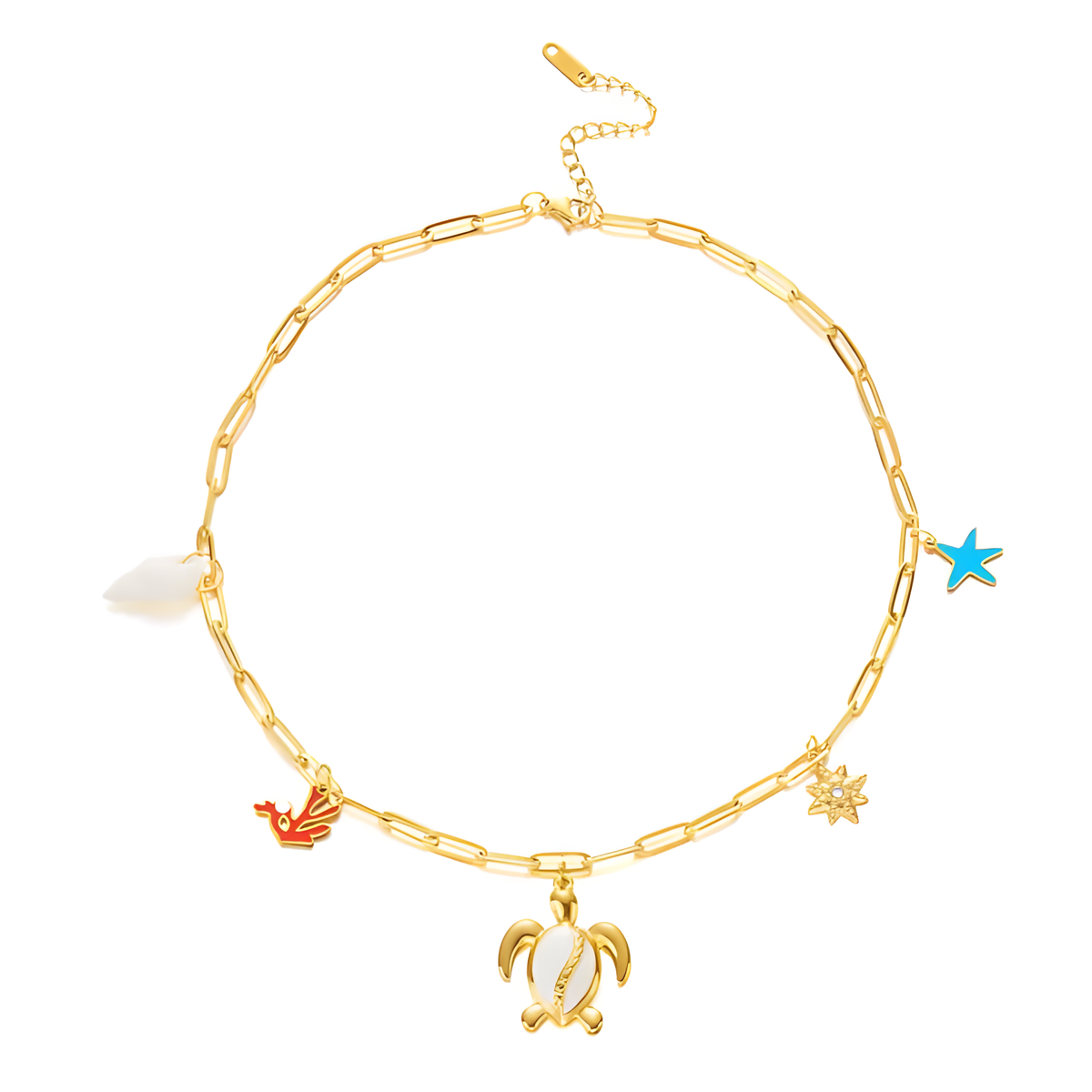 Tropical Turtle Necklace