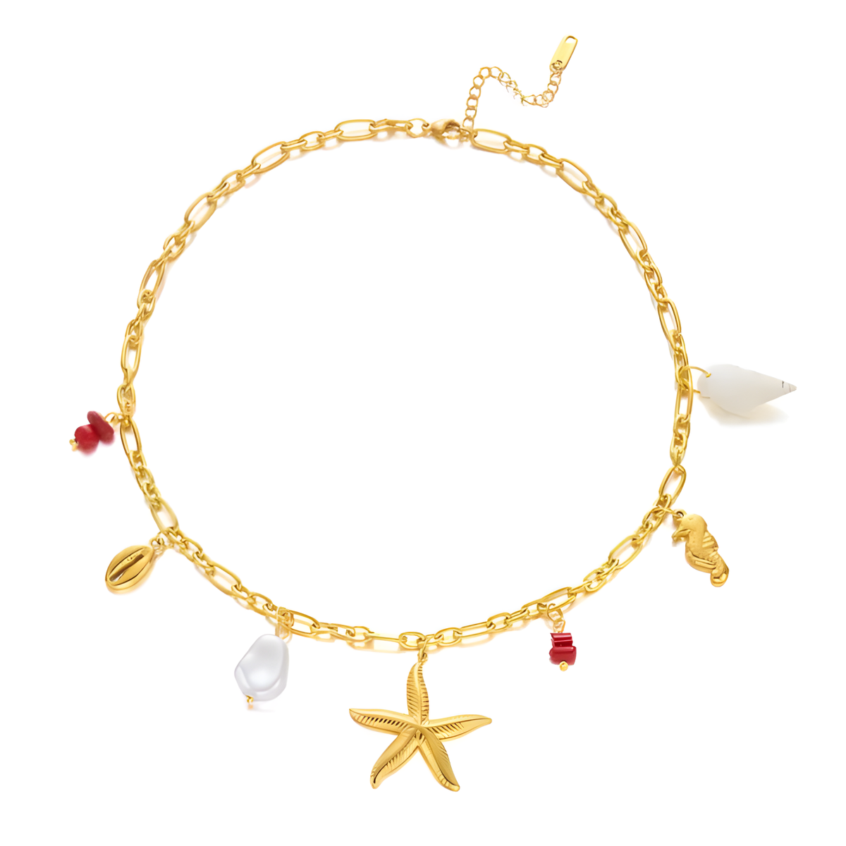 Starfish Charm Necklace