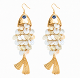 Fish Shell Earrings
