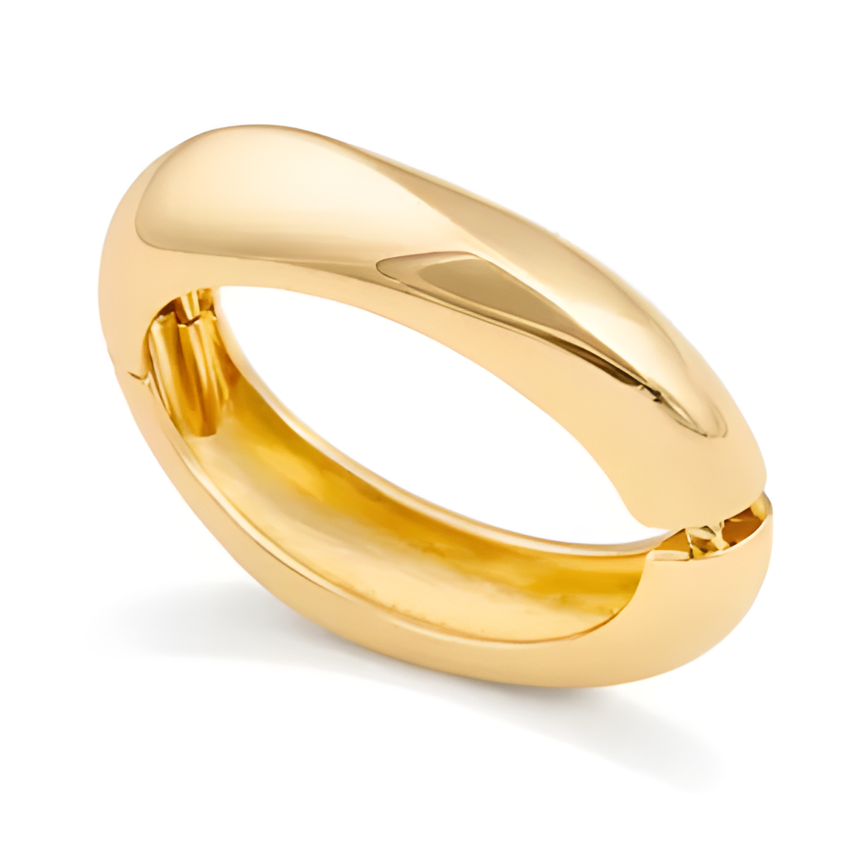 Gold Wave Bangle
