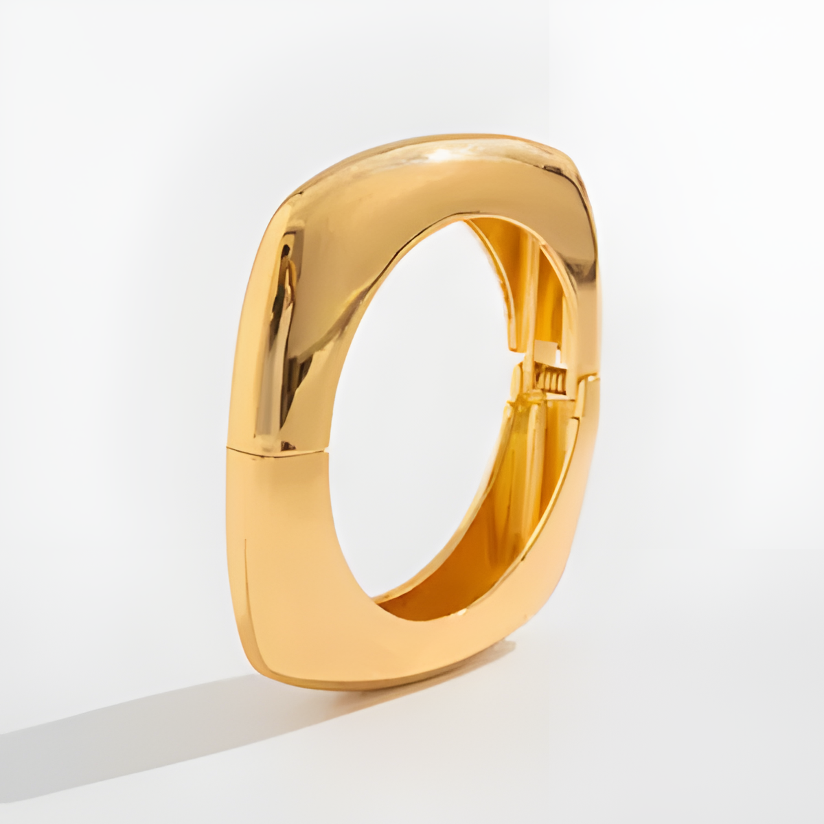 Golden Square Bangle