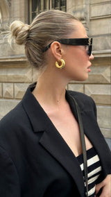 Golden Curve Earring