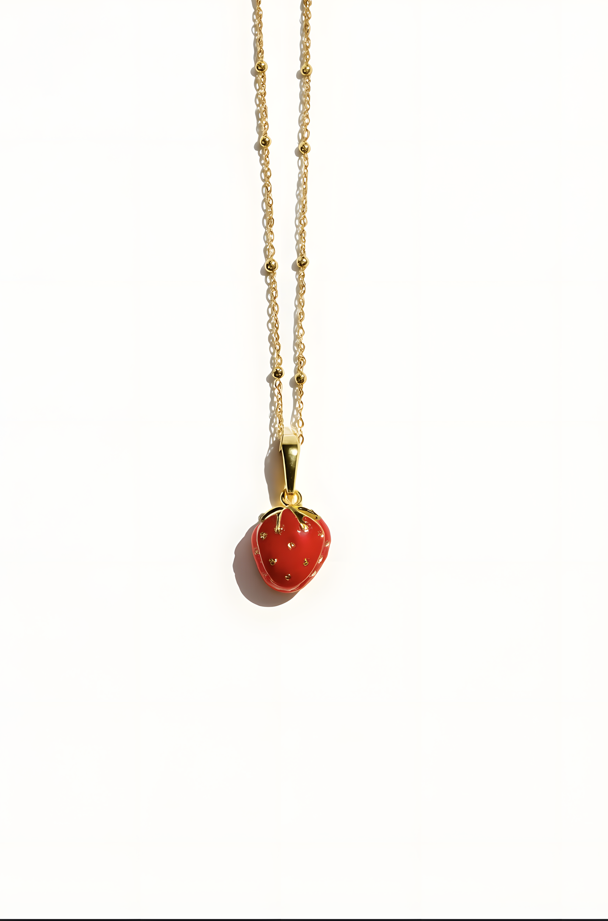 Necklace Ruby Drop