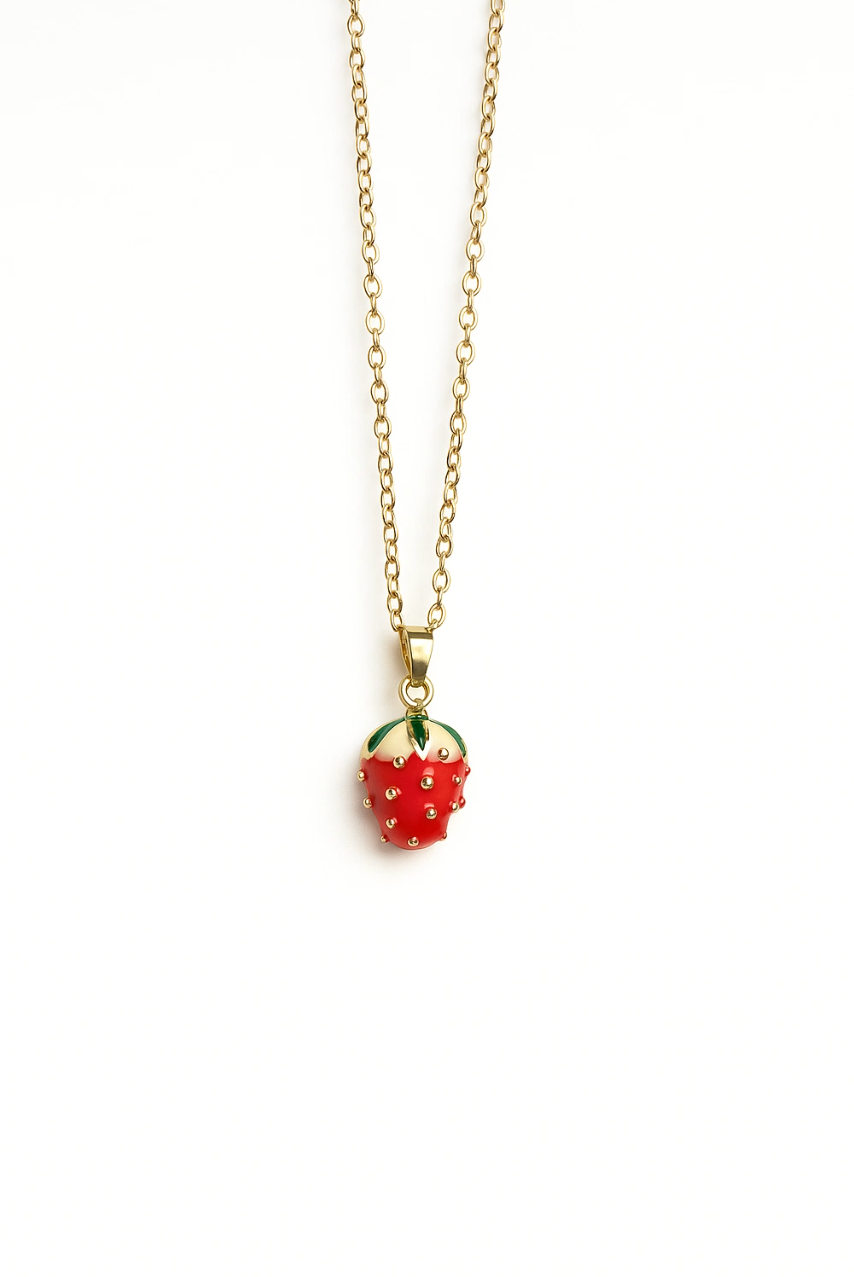 Strawberry necklace